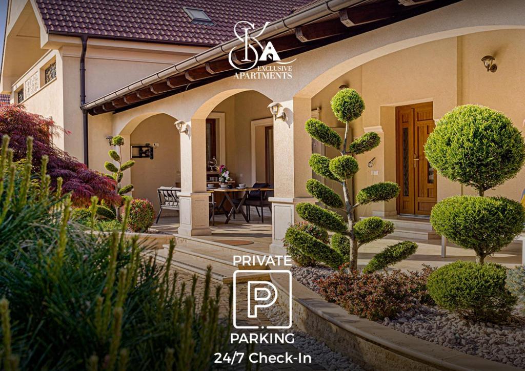 Sika Palladium Garden & Spa Central Apartment Arad Exteriör bild